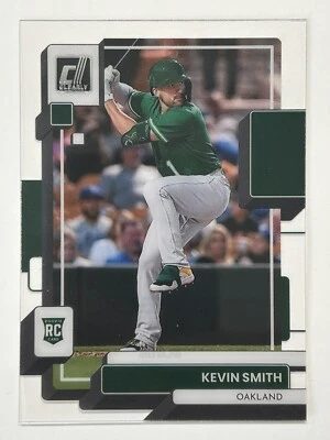 2022 Panini Chronicles Clearly Donruss #23 Kevin Smith SP RC Oakland - Image 1 of 2