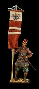 Museo Soldado de Hojalata (TOP) Guerrero Japonés con Estándar, XIV с Japón - Imagen 1 de 5