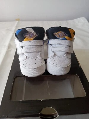Air Jordan Sixty Plus Zapatillas Estilo Cuna Bebé Niño Niña Talla 2 EE. UU. Blanco 2009 Foto 1 de 4