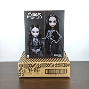 Monster High ADDAMS FAMILY Doll Set MORTICIA & WEDNESDAY 2-Pack - NEW - Picture 1 of 8