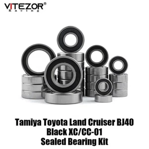 For Tamiya Toyota Land Cruiser BJ40 Black XC/CC-01 Sealed Bearing Kit - Picture 1 of 5