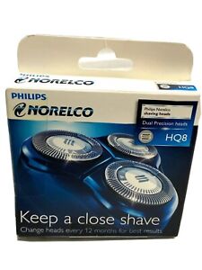 PHILIPS NORELCO HQ8 SHAVING HEADS DUAL PRECISION Sealed