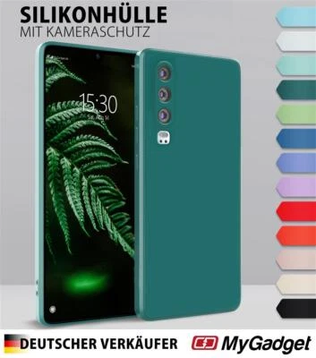 MYGADGET Hülle für Huawei P30 - Handyhülle Cover aus Silikon