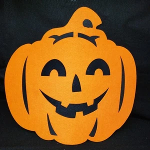 Felt Jack-O-Lantern Halloween 16" aprox - Imagen 1 de 4