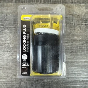 NEW Hubbell NEMA Locking Plug 30A 250V L630PZ Triple Point Double Insulated Body - Picture 1 of 6