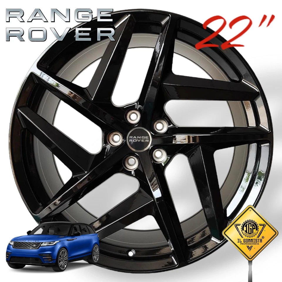 Kit 4 Cerchi 22" Compatibili con Range Rover Sport Defender Discovery 3 4 5 SVR - Imagen 1 de 1