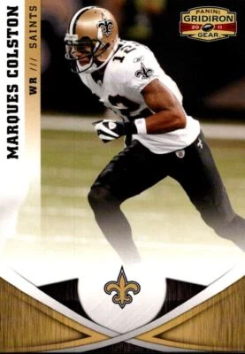 2011 Panini Gridiron Gear Marques Colston New Orleans Saints #114 - Image 1 of 2