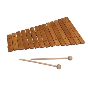 VINTAGE 1960 WOODEN XYLOPHONE - 16” C Major 2 Octave USSR Musical Instrument Toy - Picture 1 of 16