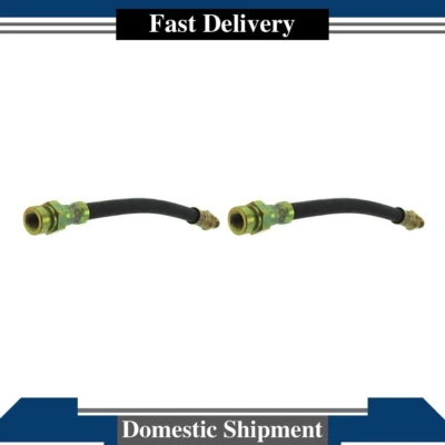 Juego de 2 mangueras hidráulicas de freno de línea de freno superior delantero para Dodge Ram 50 1987-1989 Foto 1 de 3