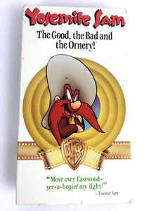VTG Yosemite Sam VHS The Good the Bad and the Ornery 1992 Looney Tunes - Imagen 1 de 8