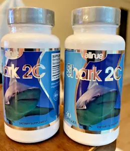 2 Shark 2C Cartilage Cartilago Tiburon Natural Immune System Support Joint - Picture 1 of 4