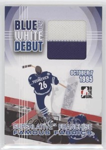 2008-09 ITG Superlative Franchise Blue /9 Dmitri Yushkevich #BWD-13