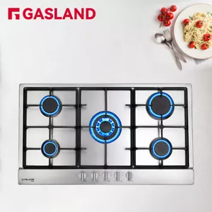 GASLAND chef Gas Cooktop 90cm 5 Burner Stainless Cook top Kitchen Stove NG LPG - Picture 1 of 10