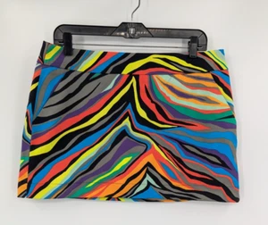 Loudmouth Ladies Skort Women's 10 Multi Color Print Golf Skirt Cotton 10X14L - Picture 1 of 10
