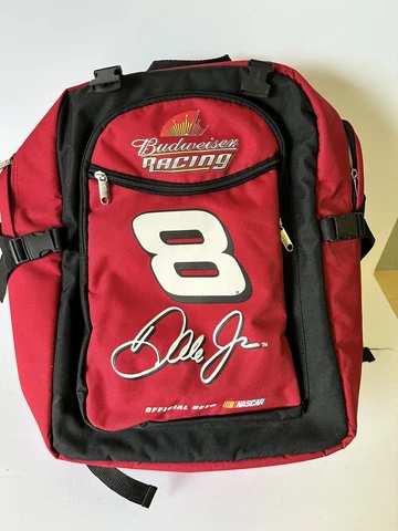 Budweiser Racing No 8 Dale Earnhardt Jr Cooler Backpack Official Beer Nascar GUC Cover