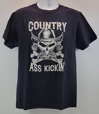 D) Fanatics WWE Brock Lesnar Country Ass Kickin' Black Shirt Large - Image 1 of 4