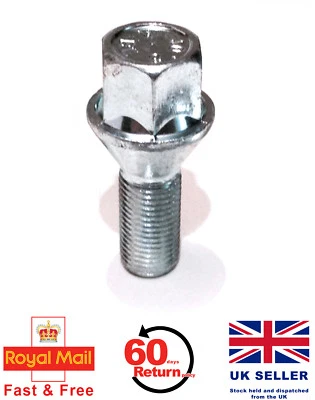 BMW 3 Series Saloon/Touring: E36 3C ; 3/C 90 - 00 alloy wheel bolt SINGLE - Image 1 of 3