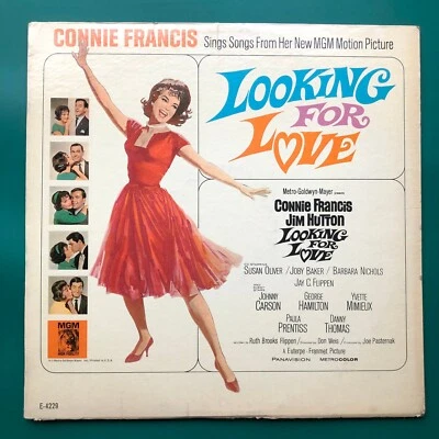 Connie Francis LOOKING FOR LOVE Film Soundtrack Pop Songs LP Jim Hutton MGM US W - Image 1 of 4