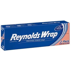 Reynolds Wrap Aluminum Foil, 500 sq ft,2 Count (Pack of 1) - Picture 1 of 1
