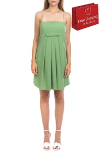 RRP €390 MOSCHINO CHEAP AND CHIC Trapeze Dress Size 44 / L Pleated Strappy - Picture 1 of 8