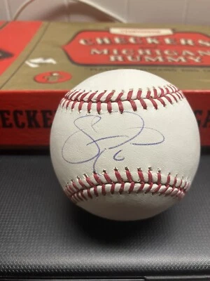 Stephen Drew Autógrafo Rawlings Béisbol MLB Arizona Diamondbacks Foto 1 de 2