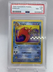 1999 Pokemon PSA 8 Near Mint Fossil Kingler 38/62 - Bild 1 von 2