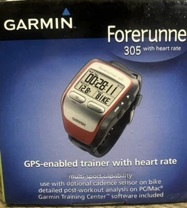 Garmin Forerunner 305 GPS-fähige Lauf-/Trainingsuhr mit Herzfrequenz IPX7 - Bild 1 von 5