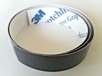 Cinta Adhesiva Reflectante Negra Alta Visibilidad 3M Scotchlite 580-85 para Coche Bicicleta Foto 1 de 2