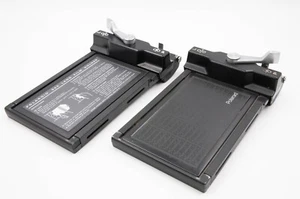 Lote de 2 soportes de película Polaroid 545 4x5 instantáneos terrestres, G++ vendidos tal cual - Imagen 1 de 3