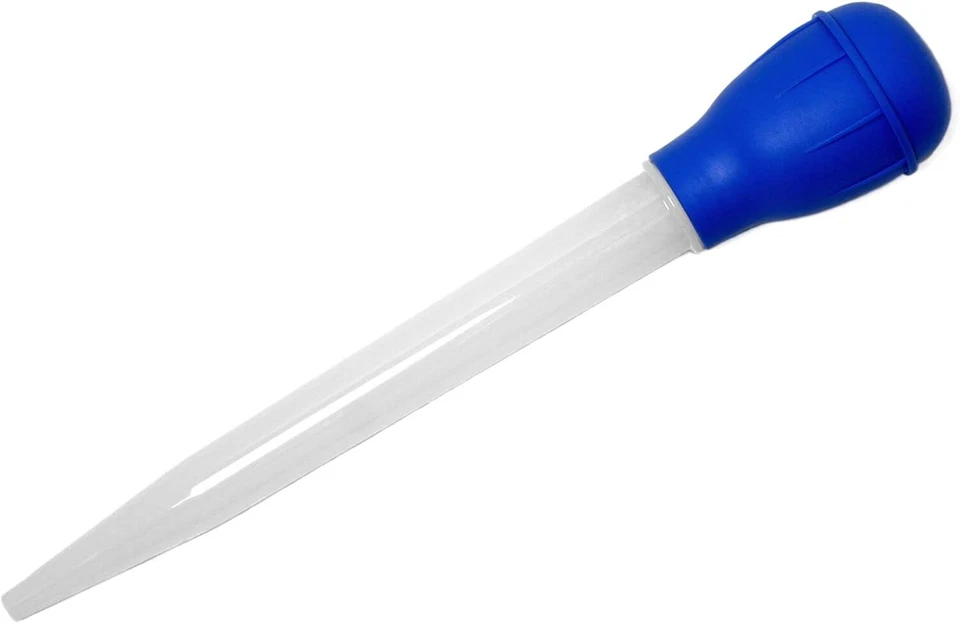 Chef Craft Basic Nylon Tube Baster, 13.5 Inch, White/Blue,Cooking Utensils - Image 1 of 1
