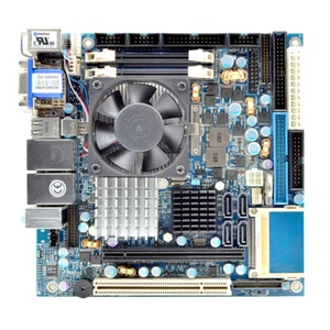 Carte Mère Kontron Kt690bga / Mitx L325 2x RJ45, USB, DVI - Photo 1/3