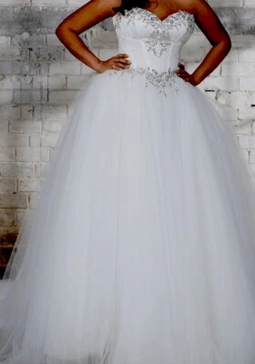 Gorgeous Pnina Tornai 2019 Love Wedding Dress - Custom- Size 20-One Of A Kind - Image 1 of 4