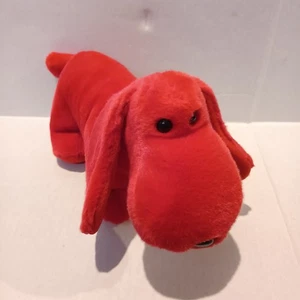 Vintage TY Beanie Buddies Rover the Red Hound Dog Plush-1998-Plastic Eyes-14" - Picture 1 of 8
