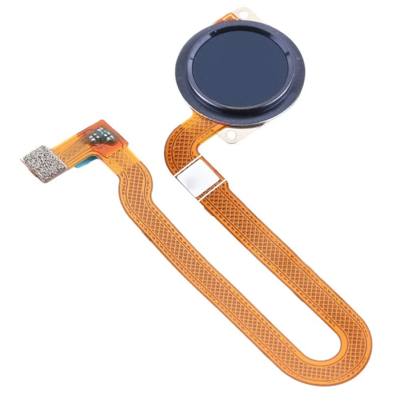 Button Home/Footprint Compatible For Motorola Moto One Action/Vision Flex Blue - Image 1 of 1