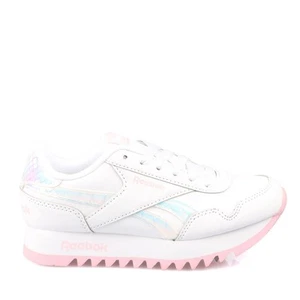 Girl's Reebok Juniors Royal Classic Jogger Platform Trainers in White - Picture 1 of 6