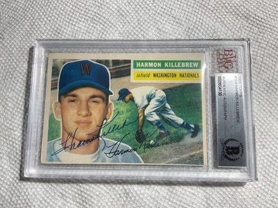 1956- Topps Harmon Killebrew #164- AUTO. - Image 1 of 2