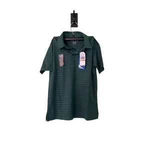 Nautica Boys S(8) Reg Green Short Sleeve Performance School Uniform Polo Shirt - Picture 1 of 4