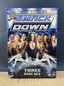 WWE The Best Of Smack Down 10th Anniversary 3 Disc DVD MULTIPLE DVD'S SHIP FREE! - Imagen 1 de 2
