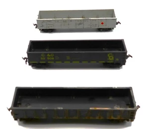 HO Scale Model Train, N&W, C&O, Lehigh New England, Set of 3 Gondola - Picture 1 of 4