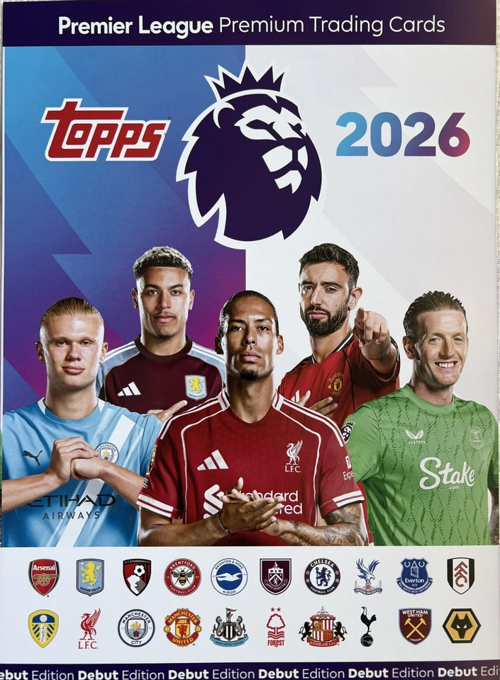 2025-26 Topps Premier League Soccer - base BLUE parallel - CHOOSE YOUR CARD - Image 1 of 1