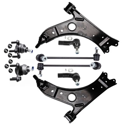 Front Control Arm Ball Joint Sway Bar End Tie Rod For 2007-2013 Audi A3 Quattro - Image 1 of 4