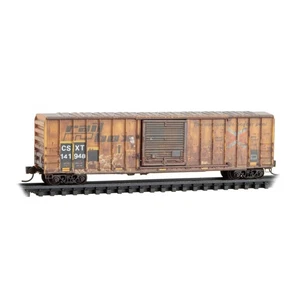 Micro-Trains N 02544439 CSX Railbox CSXT Railway Weathered 50' vagón de carga - Imagen 1 de 2