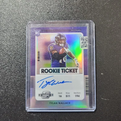 2021 Panini Contenders Optic  Autographs #136 Tylan Wallace - Image 1 of 2
