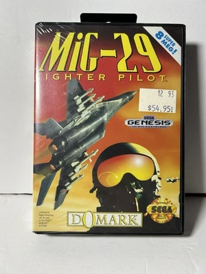 BRAND NEW SEALED 1992 Sega Genesis MiG-29 Fighter Pilot SIB - Image 1 of 4