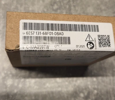 Siemens Eingangsmodul SIMATIC ET 200SP Digitales Eingangsmodul 6ES71316BF01-0BA0 - Bild 1 von 2