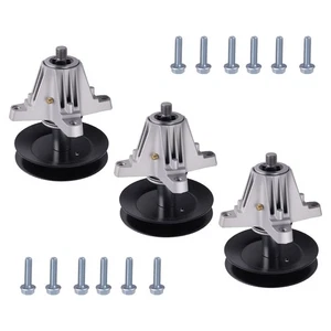 Paquete de 3 husillos de cubierta para MTD Cub Cadet 618-06978 918-06978 54 pulgadas - Imagen 1 de 20