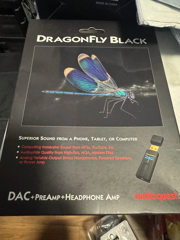 AudioQuest DragonFly Black v1.5 USB Digital-to-Analog Converter Brand New Sealed - Image 1 of 1
