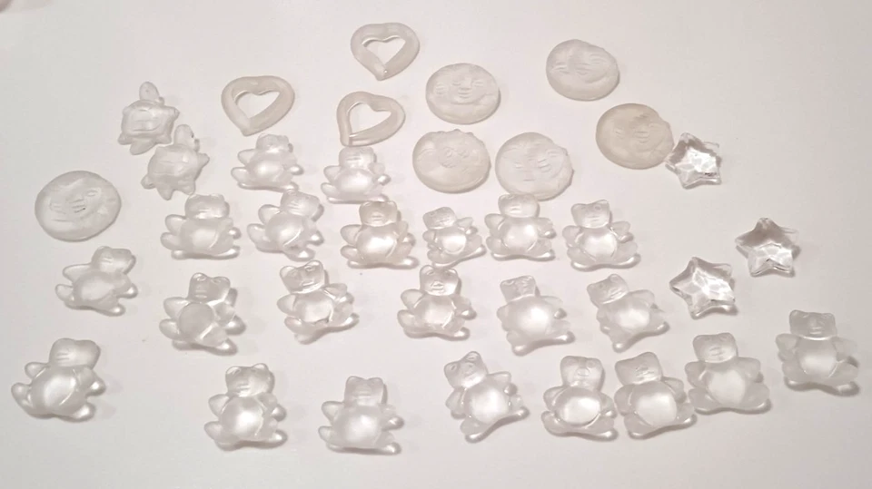 CRIASTALLO DI ROCCA LAB LOTTO 36pc DI  CIONDOLI ORAFO - Immagine 1 di 4