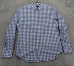 Banana Republic Hemd Herren Large Blau Gingham Camden Fit Button Down Langarm - Bild 1 von 15