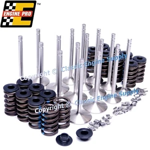 HP Head Kit With Z28 Springs & Stainless Steel Valves 2.02" & 1.5" Fits Chevy sb - Picture 1 of 7
